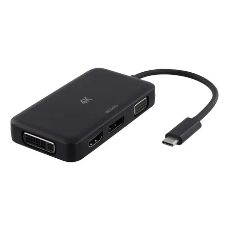 DELTACO USBC-MULTI Extern videoadapter