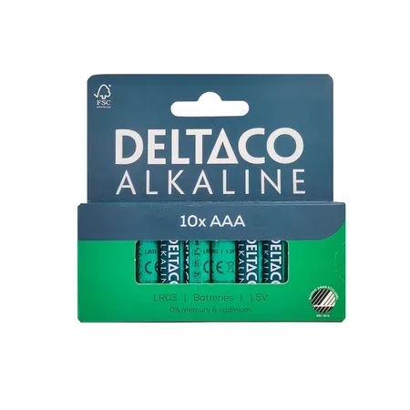 Deltaco LR03-10B husholdningsbatteri