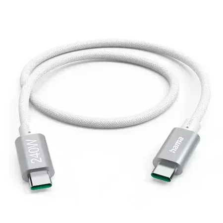 Hama Full-Featured USB-kabel USB 3.2 Gen 1 1,5 m USB-C Vit