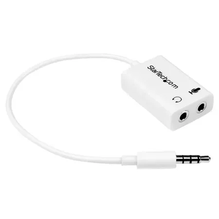 StarTech.com splitter för mikrofon och hörlurar, 3,5 mm 4-polig