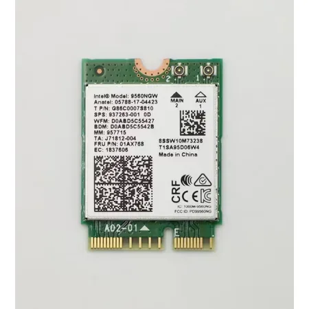 Lenovo Wireless,CMB,IN,9560 NV M2 +BT5.0 WLAN-kort