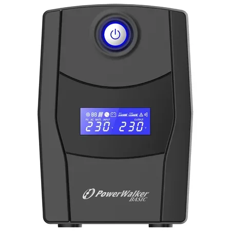 PowerWalker VI 800 STL UPS-enhed Interaktivt indgangsstik 0,8 kVA 480 W 2 AC stikkontakt(er)