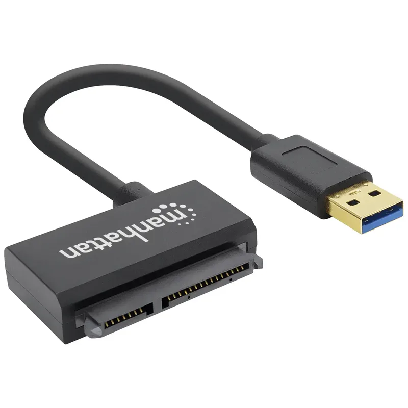 Manhattan Hårddiskar/SSD Adapter [1x USB 3.2 Gen 1 A hane (USB 3.0)