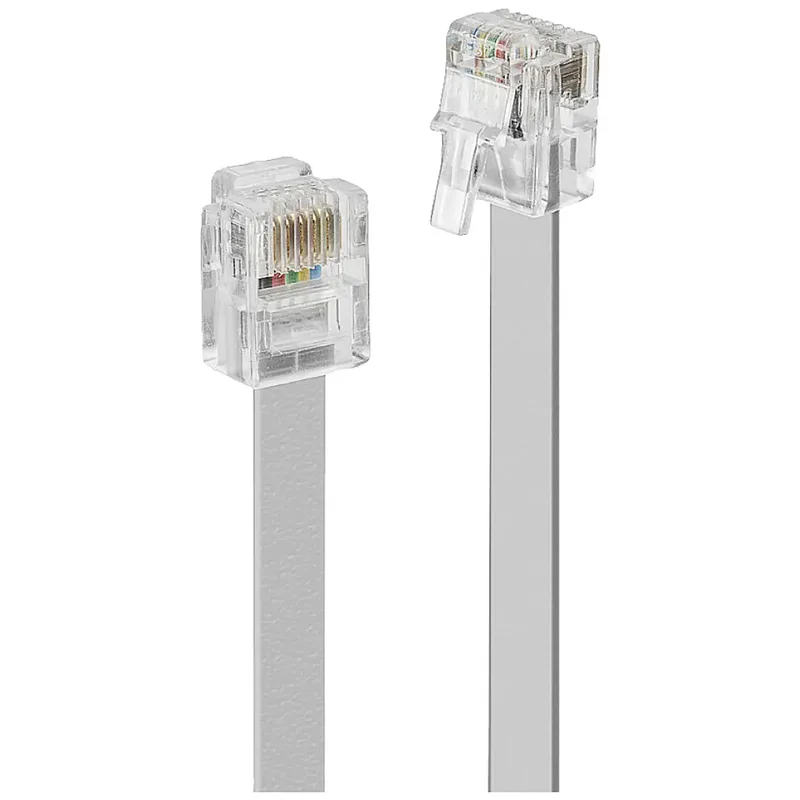LINDY Telefon Anslutningskabel [1x RJ12 hane 6p6c