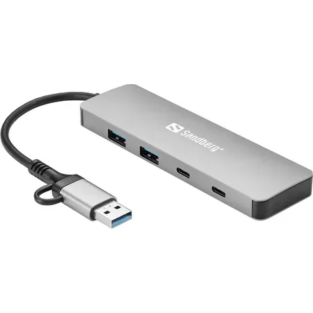 Sandberg USB-hubb, USB-C/A