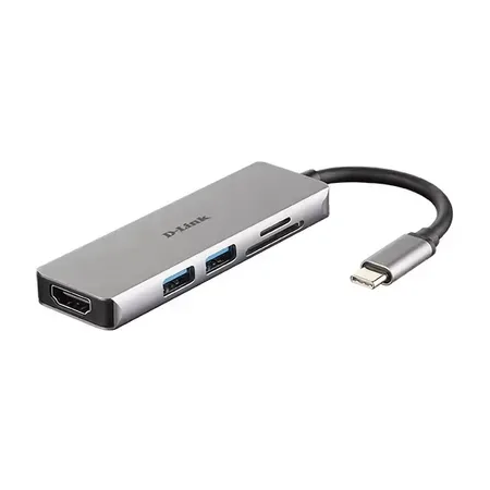 D-Link DUB-M530 USB-C-hubb, 5-i-1