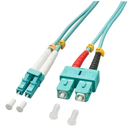 Lindy fiberkabel OM3 LC till SC 1 m
