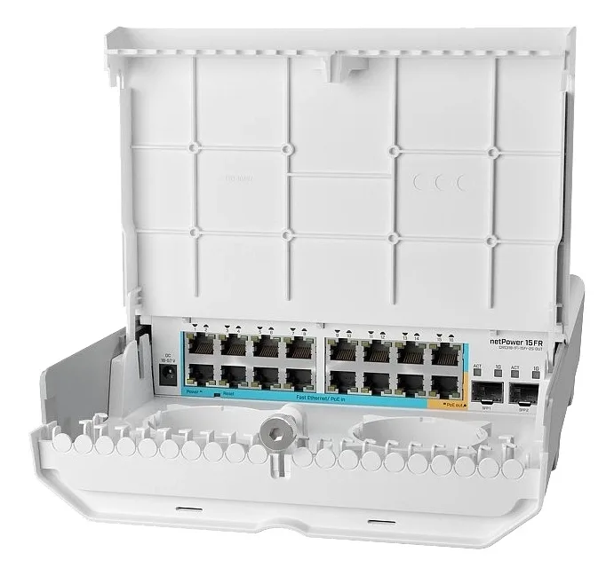 MikroTik CRS318-1Fi-15Fr-2S-OUT switch för utomhus, 15 PoE och SFP