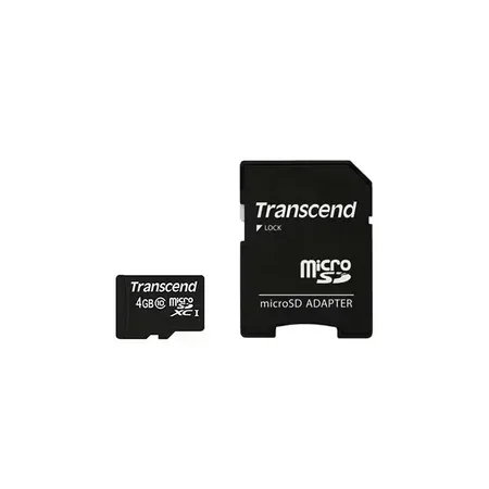 Transcend Premium microSDHC-minneskort 4 GB
