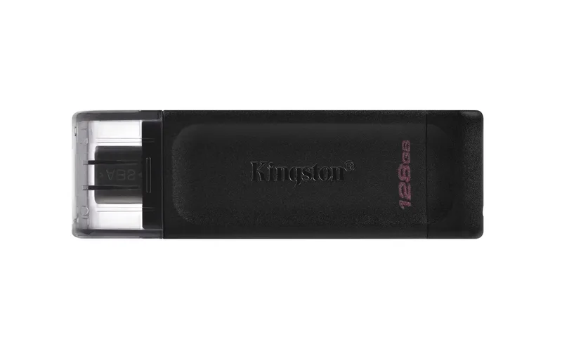 Kingston DataTraveler 70 128 GB USB-C 3.2 Gen 1 USB-minne Svart