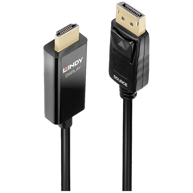 Lindy 40926 aktiv DisplayPort till HDMI-kabel, 2 m