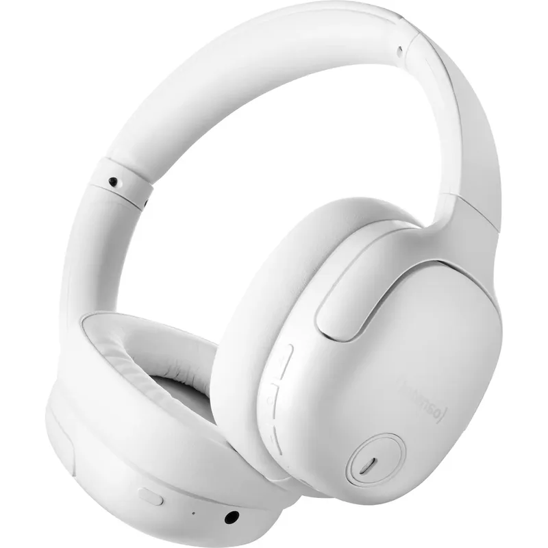 Intenso O400HA over-ear-hörlurar, Bluetooth, brusreducering, vit