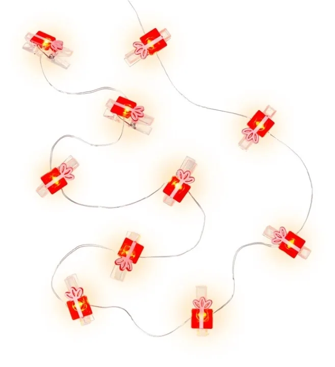 Goobay 10 LED fotoklipp ljusslinga Gåva