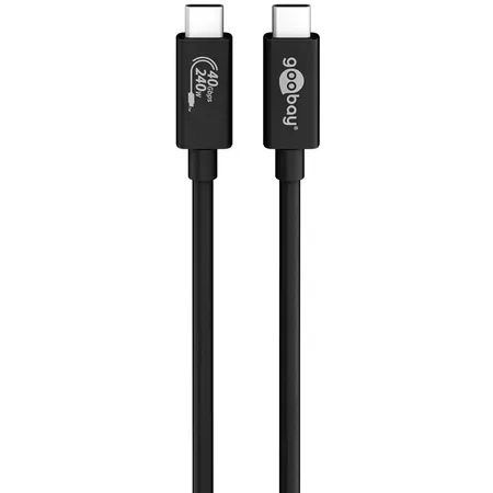 Goobay Sync & Charge USB-C-kabel, USB4 Gen 3x2, 240 W, 0,7 m
