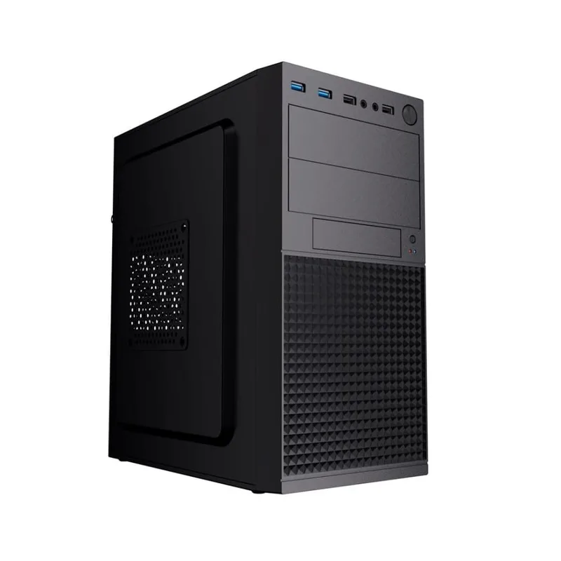 Gembird minitower-datorchassi Fornax K300. Micro-ATX. 2x USB 3.0 + 2x USB 2.0. svart