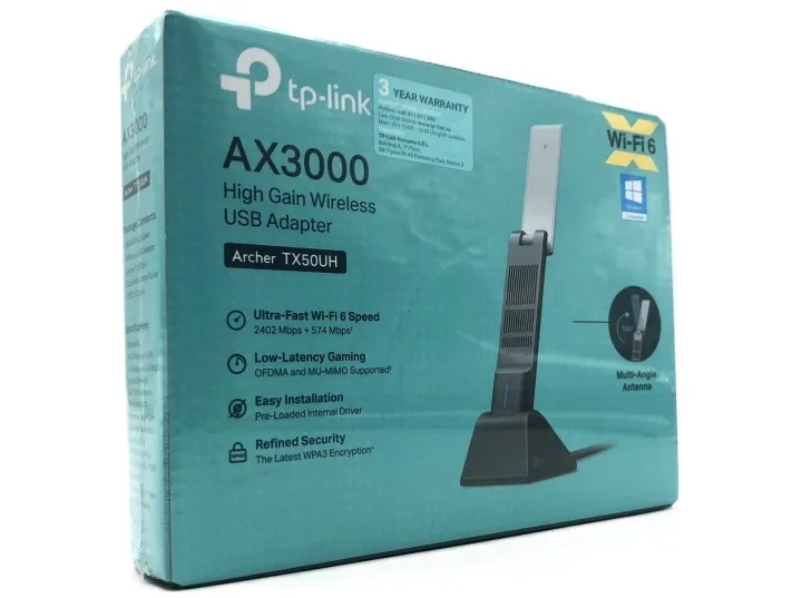 TP-Link Archer TX50UH USB-nätverksadapter, Wi-Fi 6
