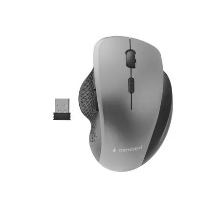 Gembird MUSW-6B-02-BG ergonomisk trådlös mus 2.4 GHz
