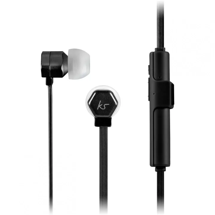 KitSound Hive in-ear-hörlurar, trådlösa med mikrofon, svart