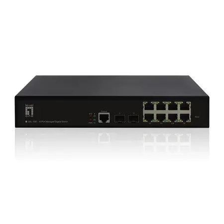 LevelOne GEL-1061 hanterad L2-switch 8 portar Gigabit