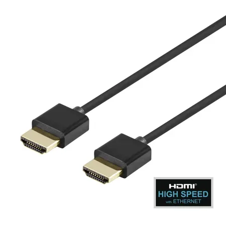 Ultra-thin HDMI cable, 4K UHD, 3m, black