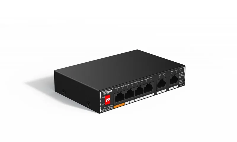 Dahua SG1006P 6-portars oadministrerad Gigabit PoE-switch med 4-portars PoE