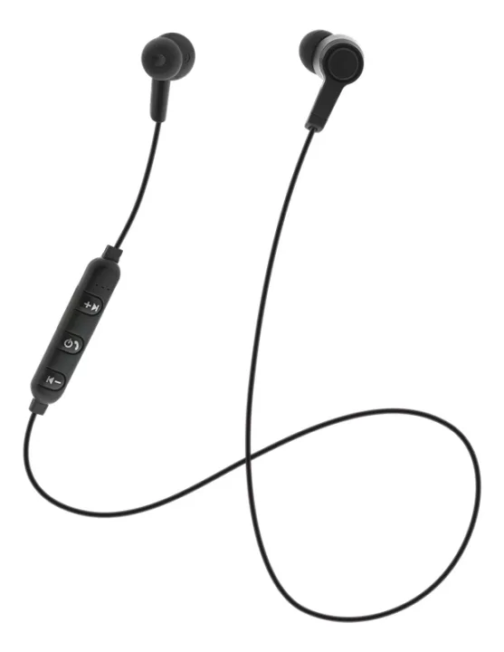 STREETZ In-ear BT hörlurar med mikrofon och media/svarsknappar, svart