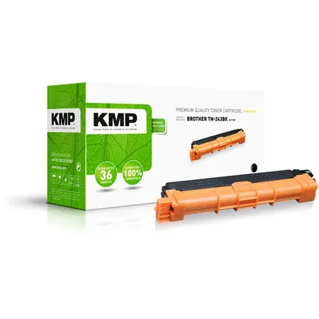 KMP tonerpatron Brother TN243BK, svart, återtillverkad