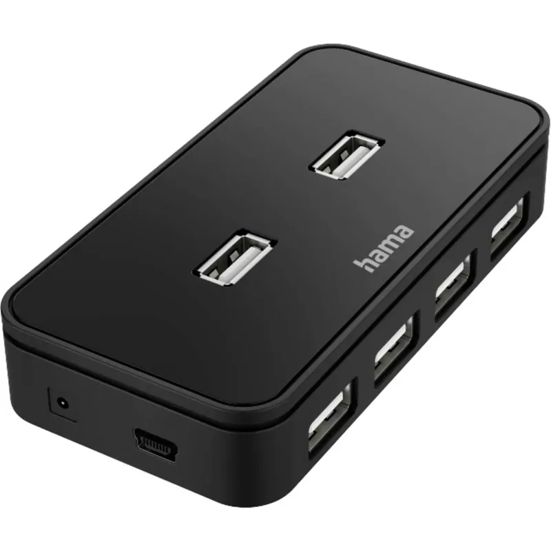 Hama 00200123 USB 2.0-hubb med 7 portar