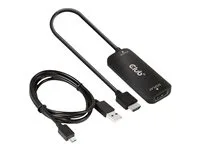 Club 3D videokabelsats DisplayPort/HDMI/USB, svart