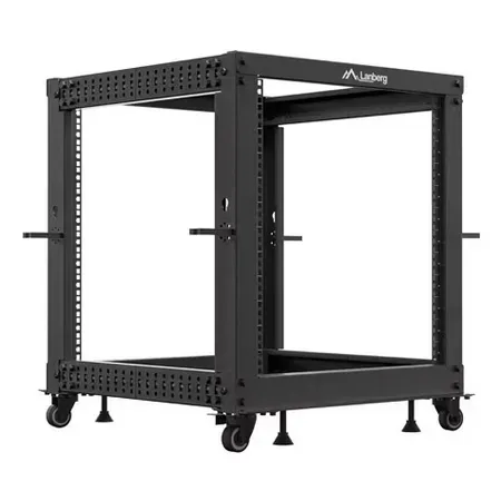Lanberg öppet rack 19 tum 12U, svart
