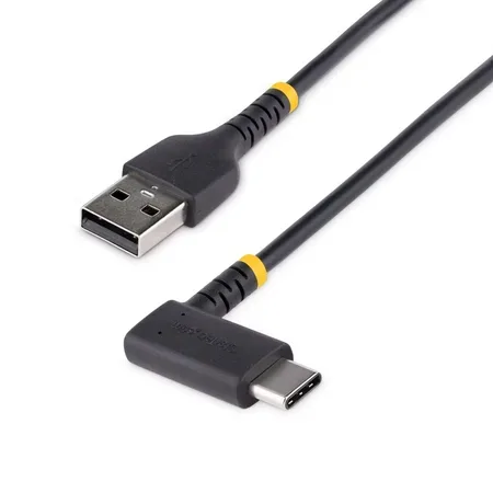 StarTech.com USB-A till USB-C-laddningskabel, 2 m, vinklad