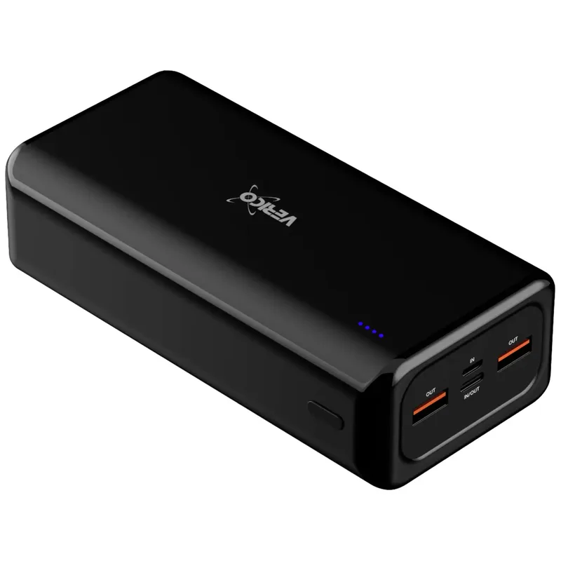 Verico Power Pro PD Powerbank 30000 mAh LiPo USB-A, USB-C® Svart