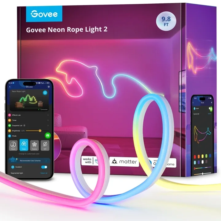 Govee H61D3 Neon Lights 2 neonljusslinga, 3 m