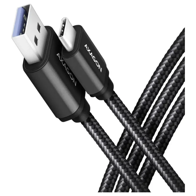 AXAGON BUCM3-AM20AB Kabel USB-C till USB-A 3.2 Gen 1, svart