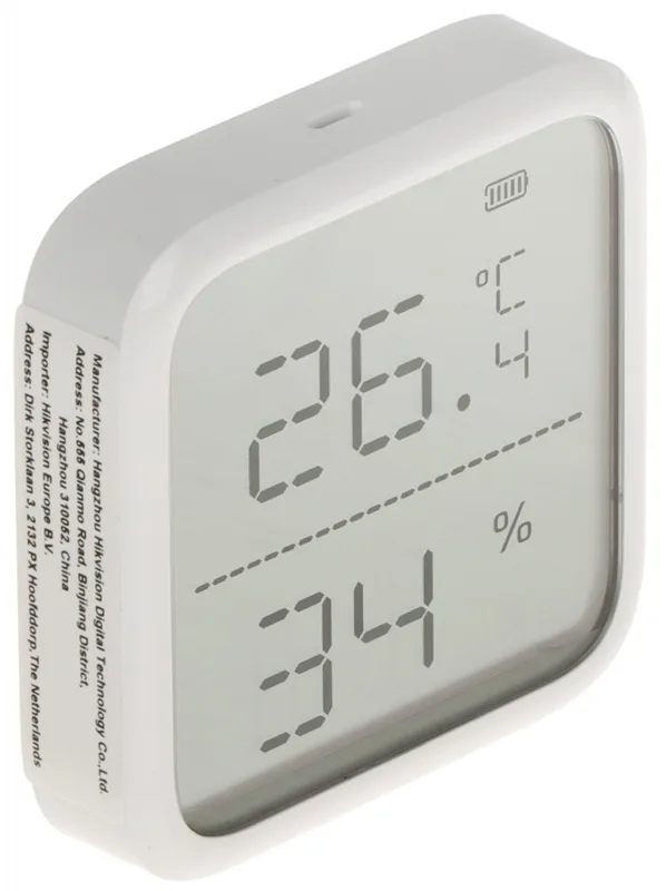 Hikvision DS-PDTPH-E-WE temperatur/humidity sensor trådlös