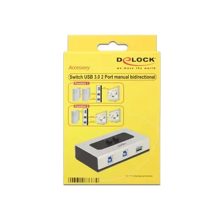 Delock Switch USB 3.0 2 port manual bidirectional