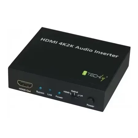 Techly IDATA-HDMI-AI4K videoomvandlare 4K, svart