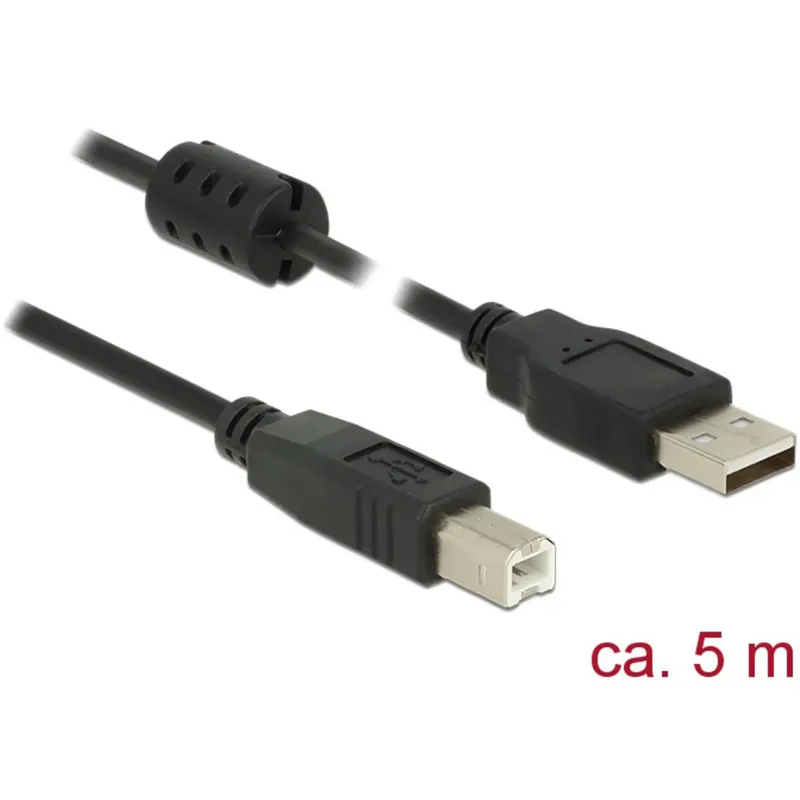 Delock USB-kabel USB till USB typ B