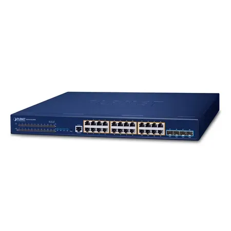 Planet hanterad L3-switch, 24 portar 10/100/1000T