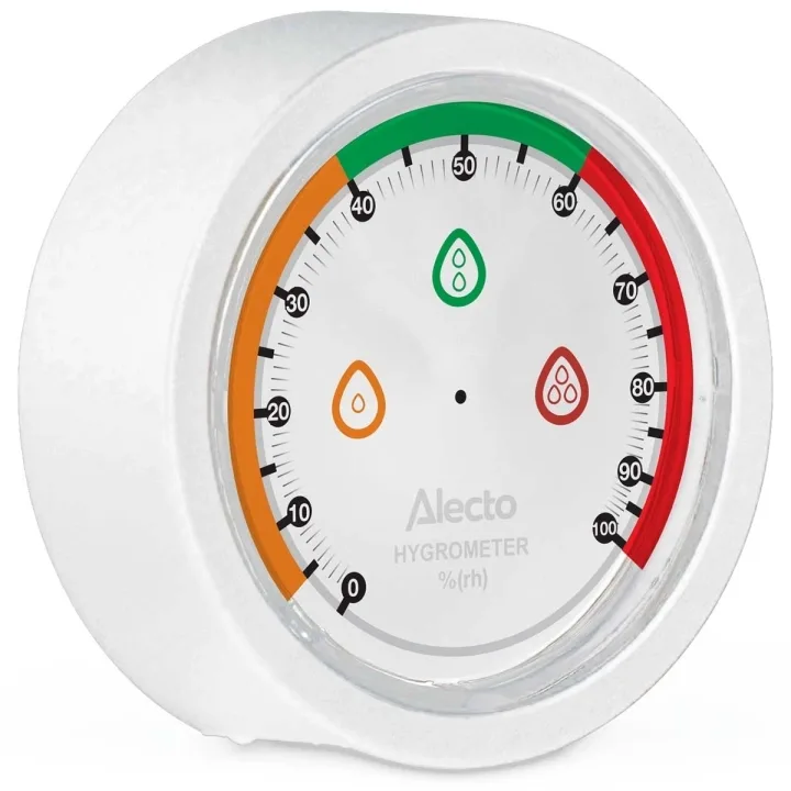 Alecto Analog hygrometer Svart