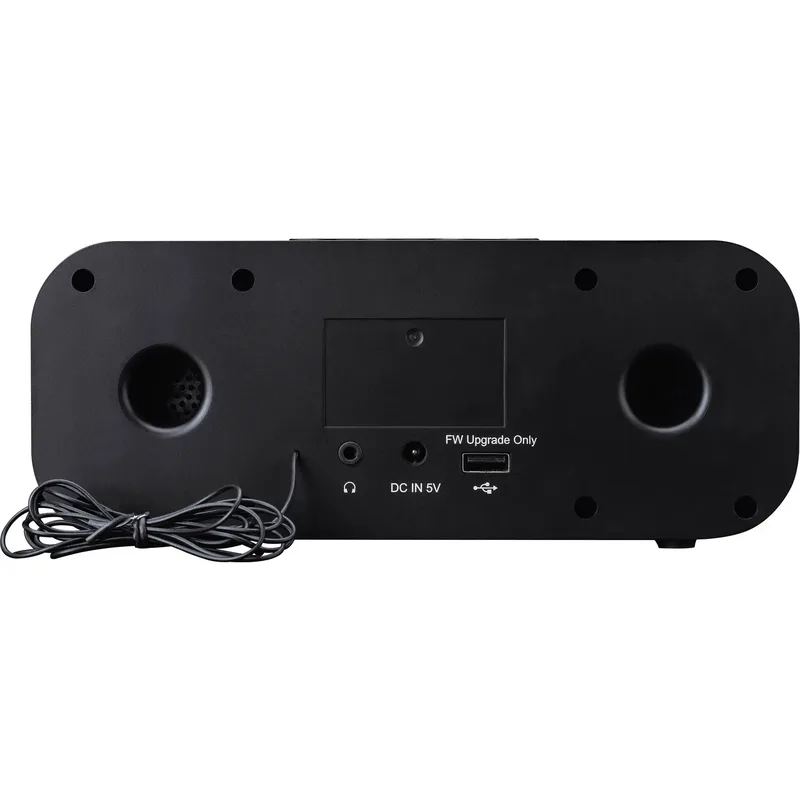 Internet-bordsradio Lenco DIR-121BK DAB+ Väckningsfunktion Svart