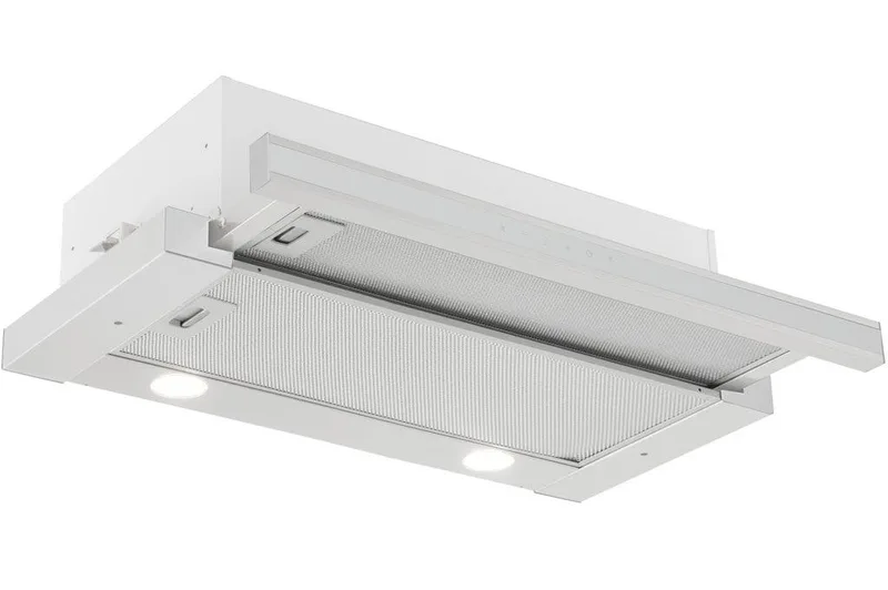 Silverline One, utdragsfläkt, 60 cm, vit