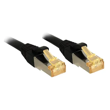 Lindy 47306 nätverkskabel Cat7 S/FTP, 0,5 m, svart