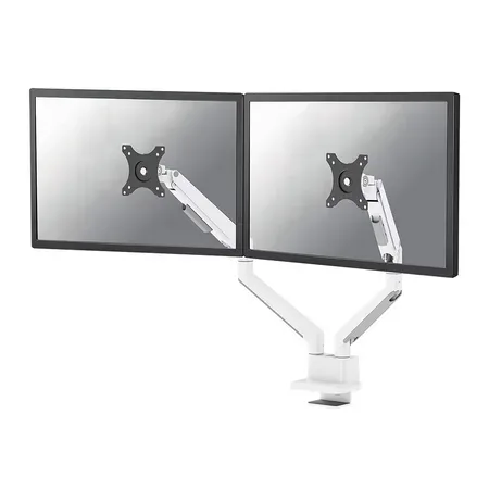Neomounts NEXT Slim DS70-250WH2 bordsfäste för 2 skärmar 17-32", vit