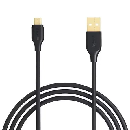 AUKEY CB-MD1 USB-kabel USB 2.0 1 m USB A Micro-USB B Sort