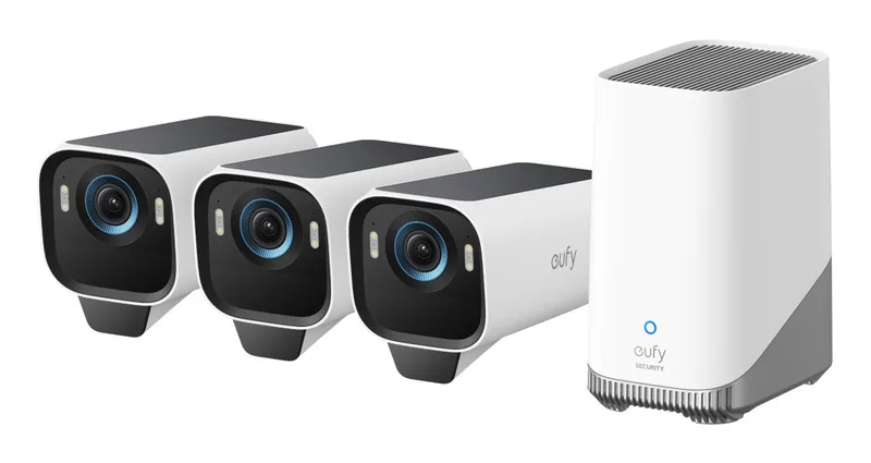 Eufy Cam S3 Pro 3+1 Projektil (form) IP-säkerhetskamera Utomhus 3840 x 2160 pixlar Vägg