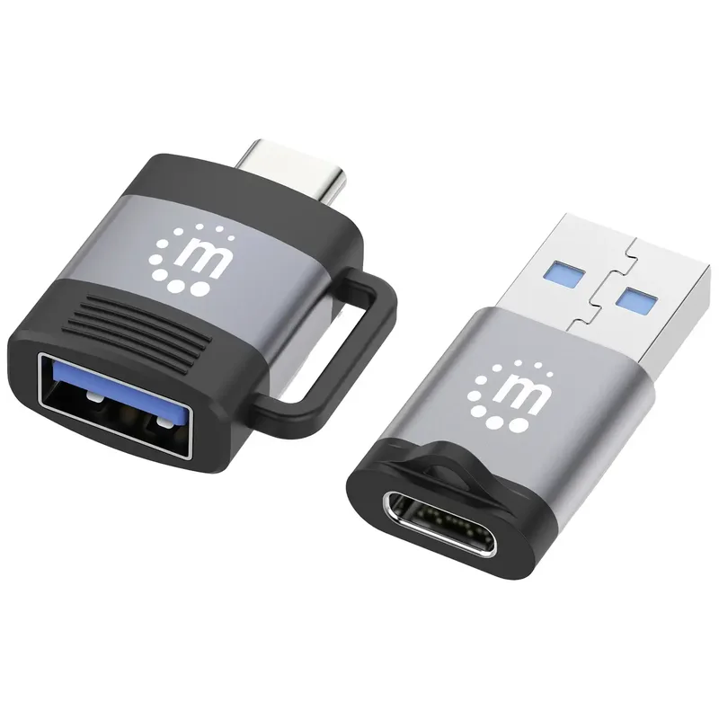 Manhattan USB 2.0 Adapter [2x USB 3.2 Gen 1 A hona (USB 3.0), USB 3.2 Gen 1 B hona (USB 3.0)