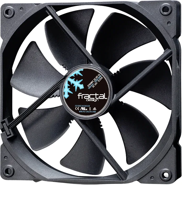 Fractal Design Dynamic X2 GP-14 fläkt 140 mm, 1000 rpm, svart