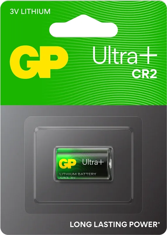 GP Ultra Plus litiumbatteri CR2, 3 V, 1-pack