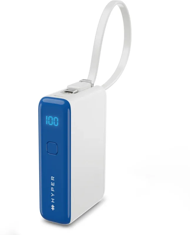 HyperJuice Flex Powerbank 10000 mAh 30W Blå